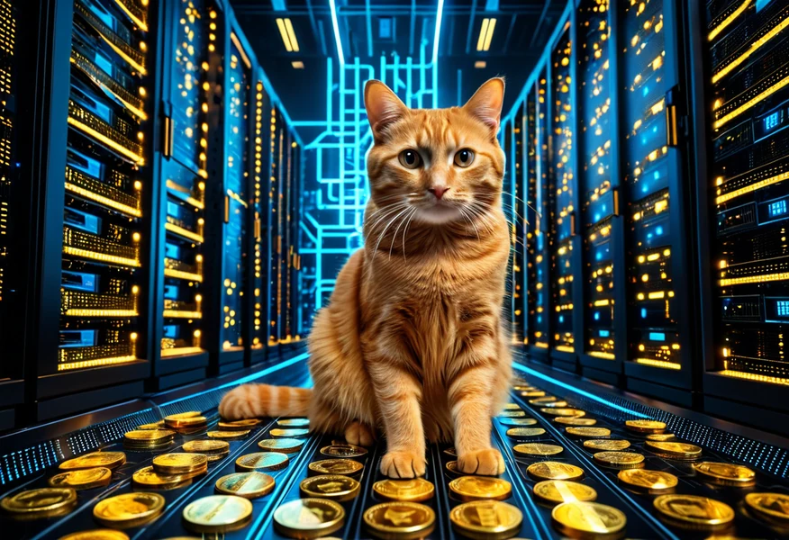 nscale ai gold rush cat