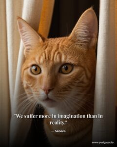 We suffer more in imagination than in reality. Seneca