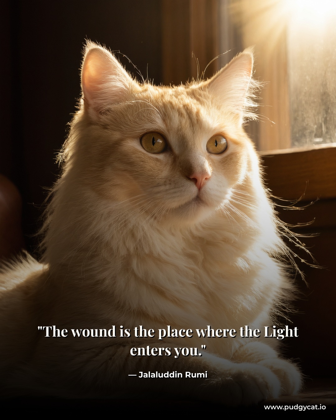 The wound is the place where the Light enters you. Jalaluddin Rumi