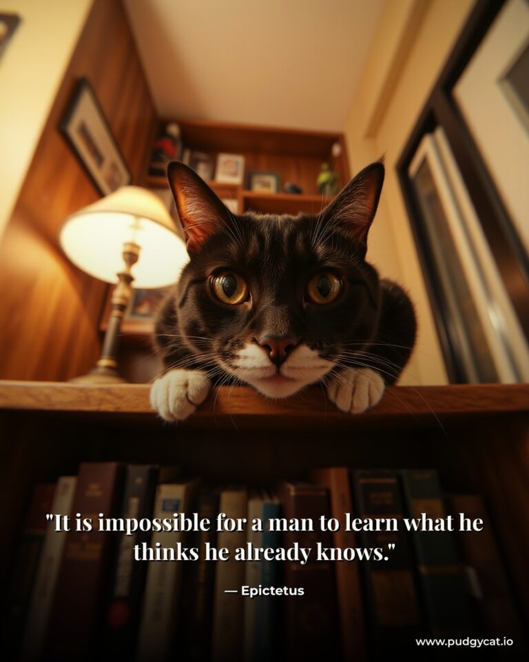 It is impossible for a man to learn what he thinks he already knows. Epictetus