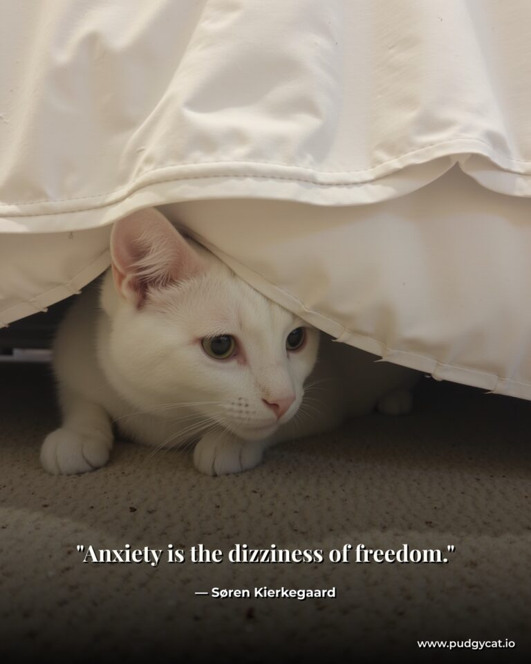 Anxiety is the dizziness of freedom. Søren Kierkegaard