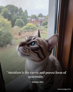 Attention is the rarest and purest form of generosity. Simone Weil