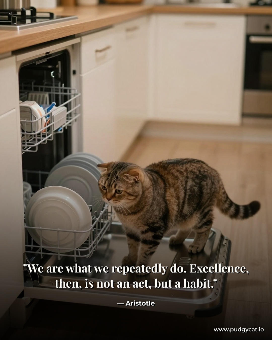 We are what we repeatedly do. Excellence, then, is not an act, but a habit. Aristotle