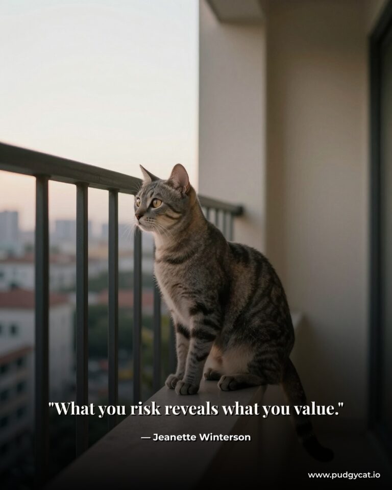 What you risk reveals what you value. Jeanette Winterson