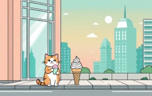 pudgy blog flour bakery swirly soft serve mascot boston 1