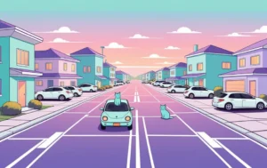 Empty Waymo Cars Are Circling an Atlanta Cul-de-Sac by the Dozens and Residents Beat Eight of Them With a Children's Traffic Sign 3 pudgy blog waymo cars flood atlanta cul de sac 1