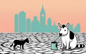 pudgy blog yerevan painted donkey fake zebra escape 1