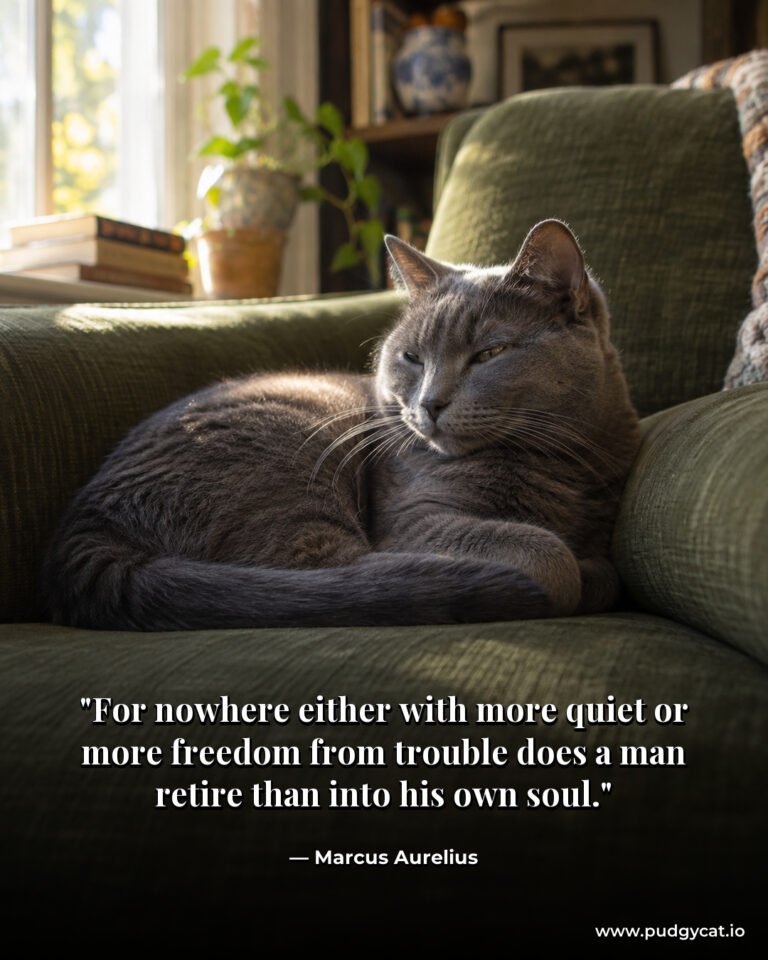 For nowhere either with more quiet or more freedom from trouble does a man retire than into his own soul. Marcus Aurelius