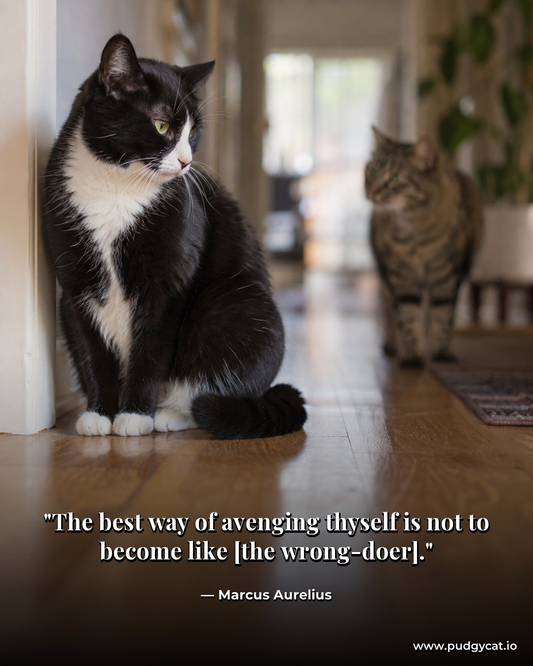 The best way of avenging thyself is not to become like [the wrong-doer]. Marcus Aurelius