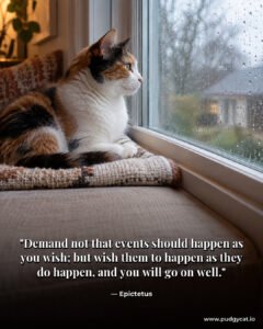 Demand not that events should happen as you wish; but wish them to happen as they do happen, and you will go on well. Epictetus
