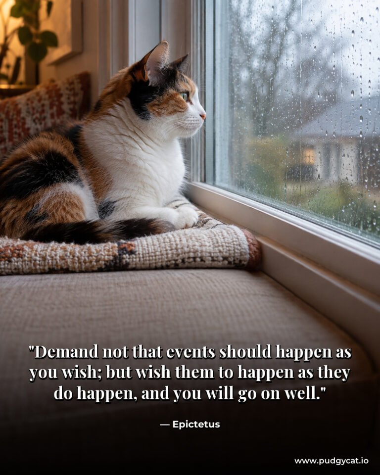 Demand not that events should happen as you wish; but wish them to happen as they do happen, and you will go on well. Epictetus
