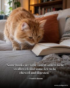 Some books are to be tasted, others to be swallowed, and some few to be chewed and digested. Francis Bacon
