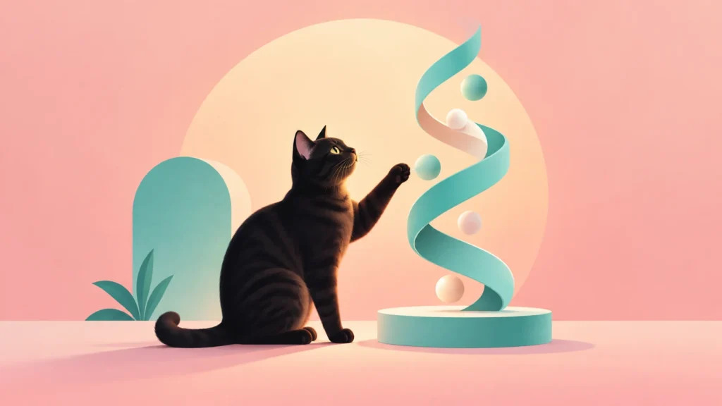 The Black Cat Gene: What Two Missing DNA Letters Explain